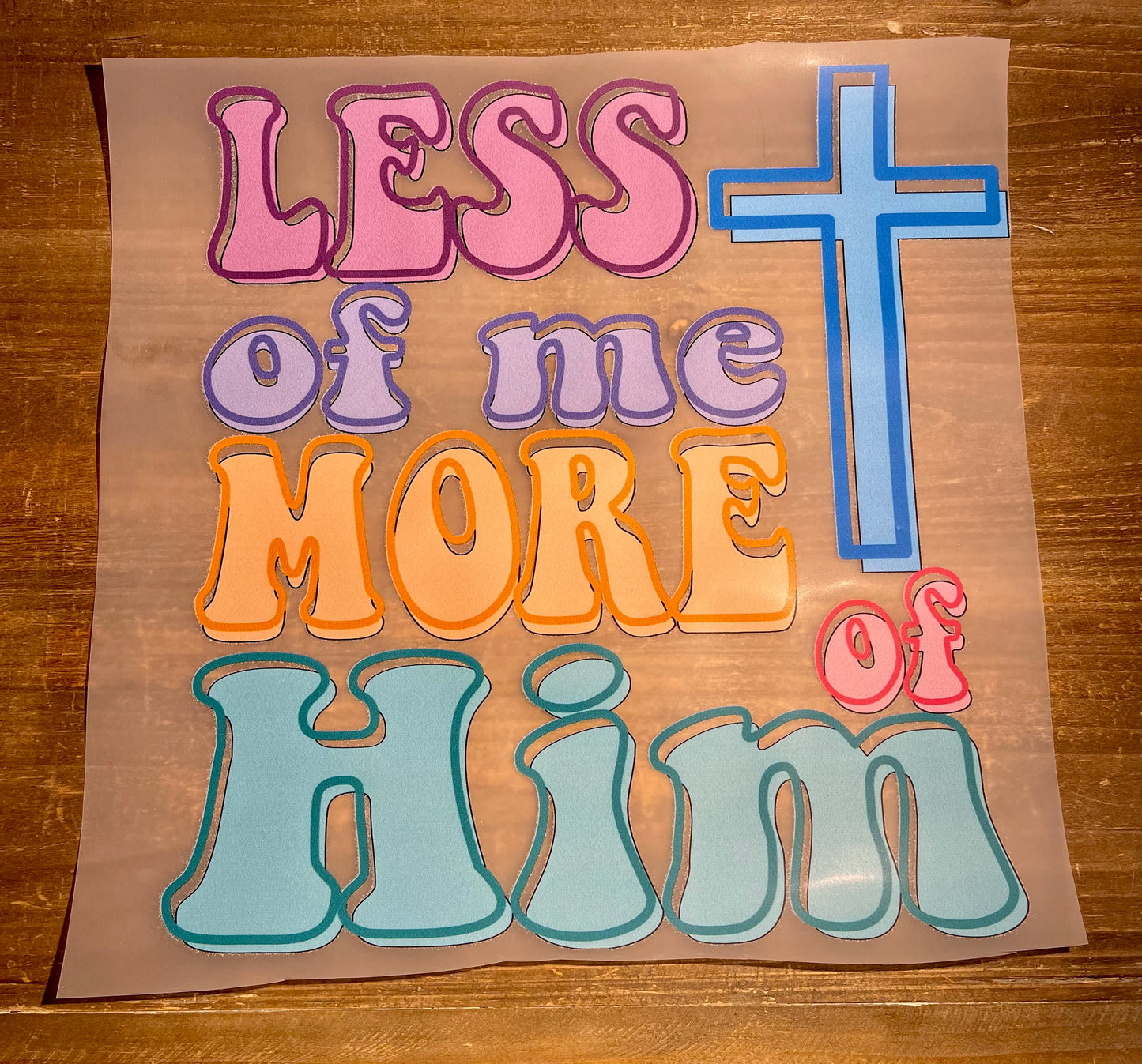 Less of me More of Him