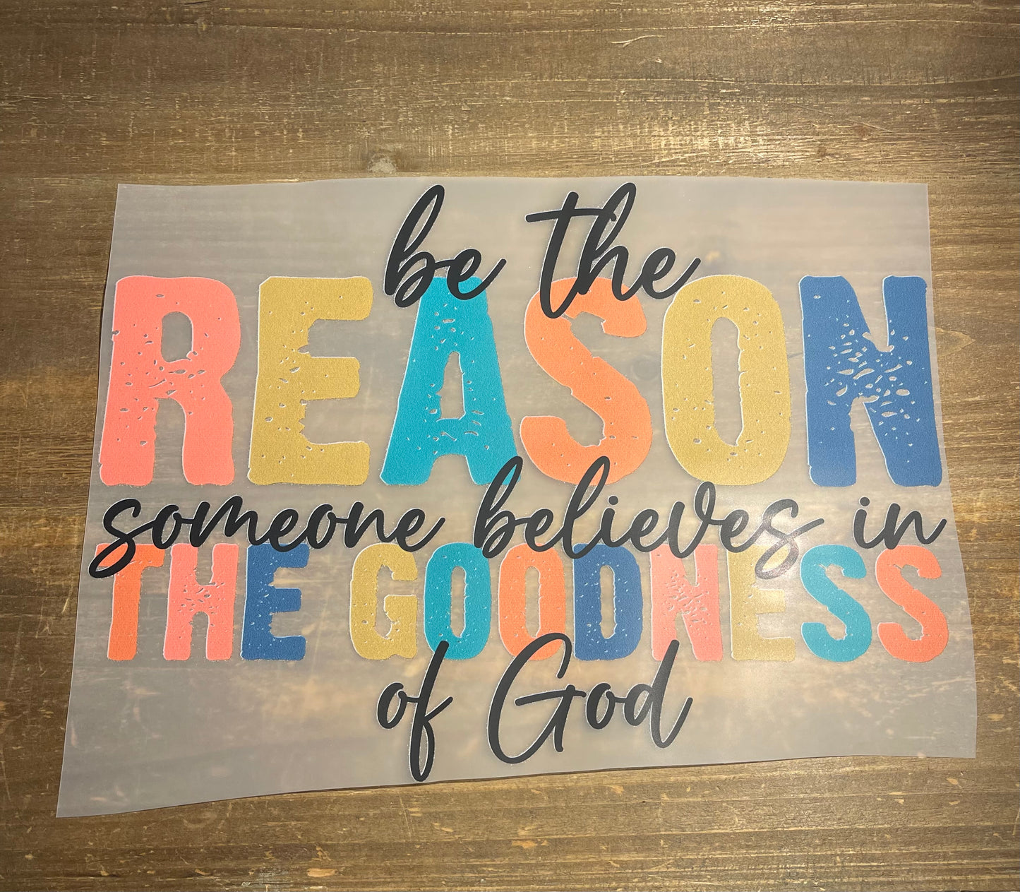 Be the Reason